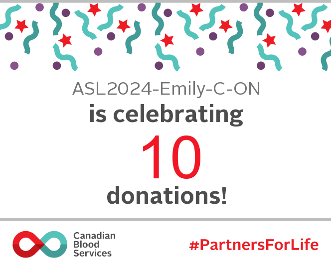 ASL2024-Emily-C-ON is celebrating 10 donations!