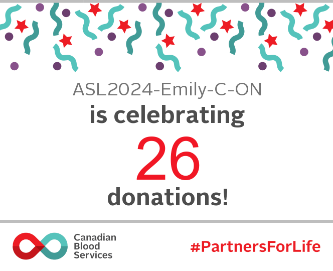 ASL2024-Emily-C-ON is celebrating 26 donations!